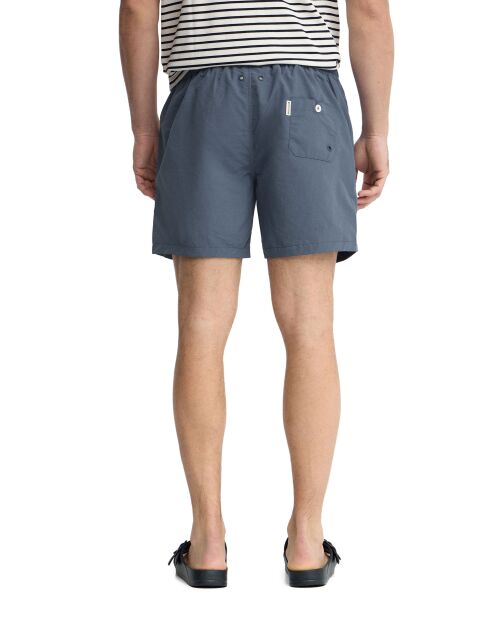 Pantaloncini da bagno blu denim Pietro