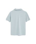 Hugo blaues Kurzarm-Poloshirt aus Baumwolle