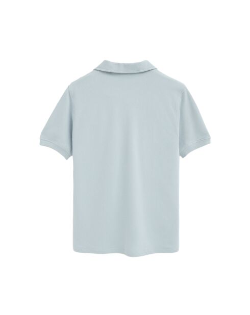 Hugo blaues Kurzarm-Poloshirt aus Baumwolle