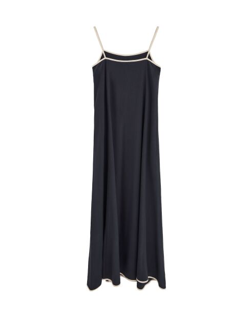 Robe en lin Carla navy