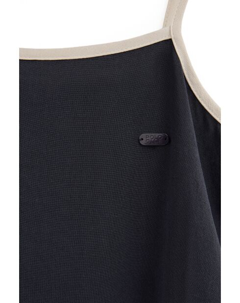Robe en lin Carla navy