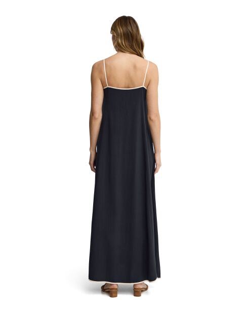 Robe en lin Carla navy
