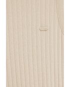 Canotta Luna beige in cotone