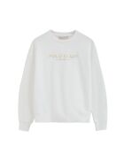 Sweat-shirt en coton Romane white