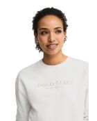 Sweat-shirt en coton Romane white