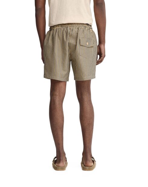 Pantaloncini da bagno Luca blu-beige