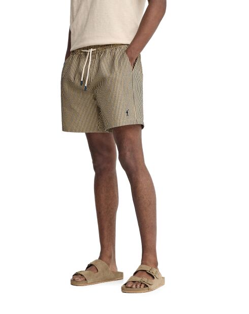 Pantaloncini da bagno Luca blu-beige