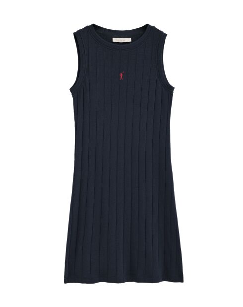 Marineblaues Baumwollkleid Celia