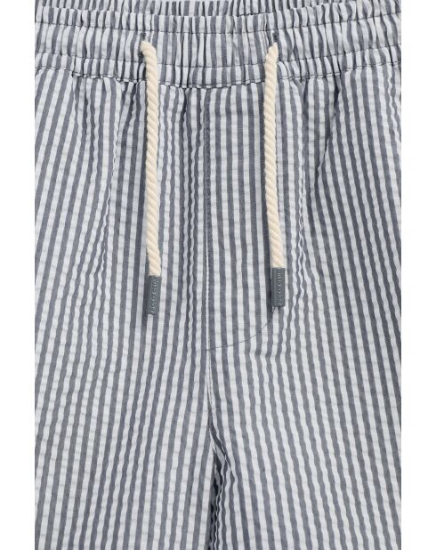 Pantaloncini da bagno Marco grigi-bianchi