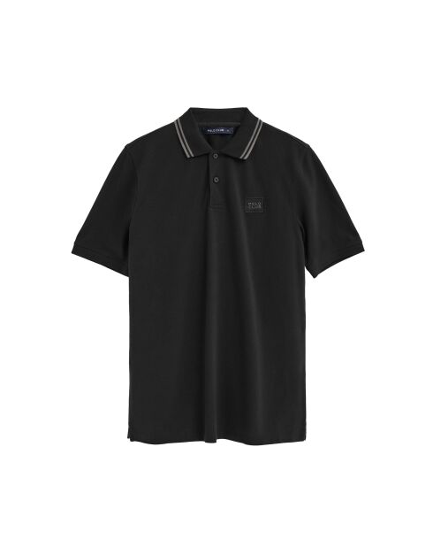 Polo à manches courtes en coton Frédéric noir