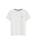 Diane T-shirt van wit katoen met korte mouwen