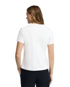 Diane T-shirt van wit katoen met korte mouwen