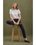 Diane T-shirt van wit katoen met korte mouwen