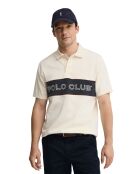 Polo Ismaël a manica corta in cotone ecru