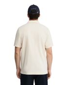 Polo Ismaël a manica corta in cotone ecru
