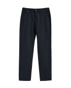 Marineblauwe katoenen chinobroek Ryan
