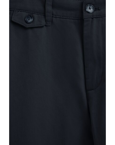 Marineblauwe katoenen chinobroek Ryan