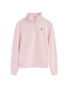 Sweat-shirt en coton Nadia rose