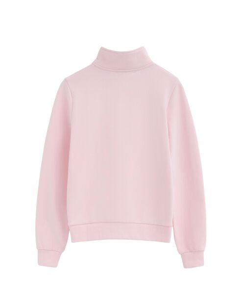 Sweat-shirt en coton Nadia rose
