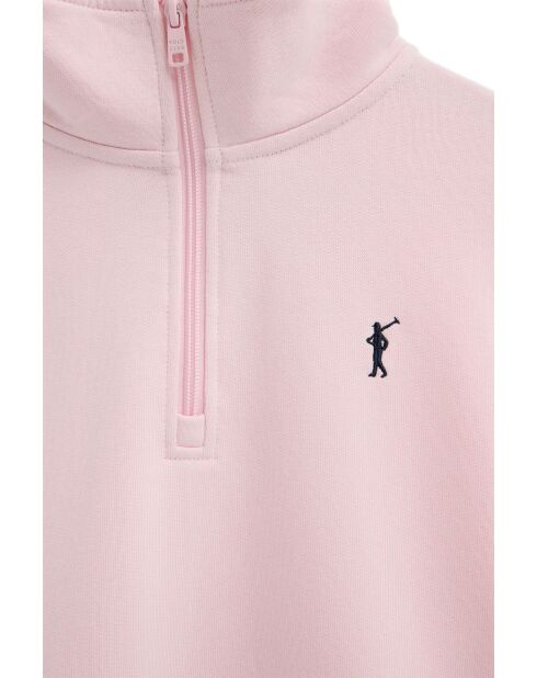 Sweat-shirt en coton Nadia rose