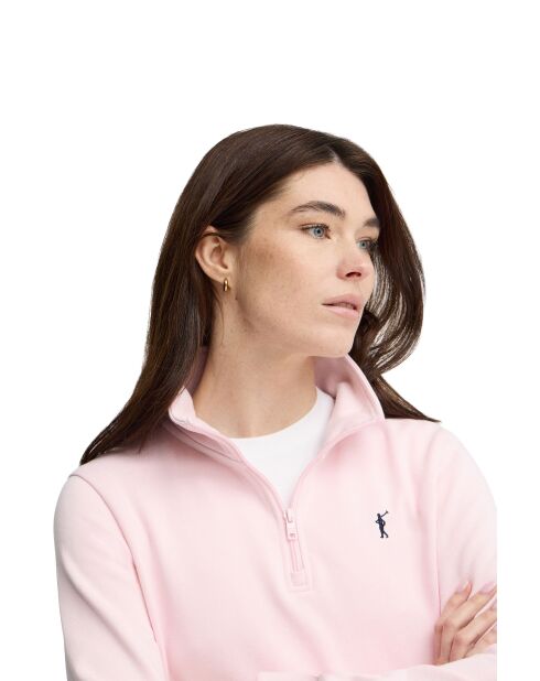 Sweat-shirt en coton Nadia rose