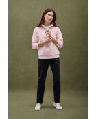 Sweat-shirt en coton Nadia rose