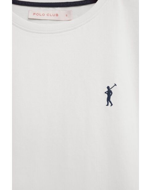 Set van 2 veelkleurige Jeanne katoenen T-shirts met korte mouwen