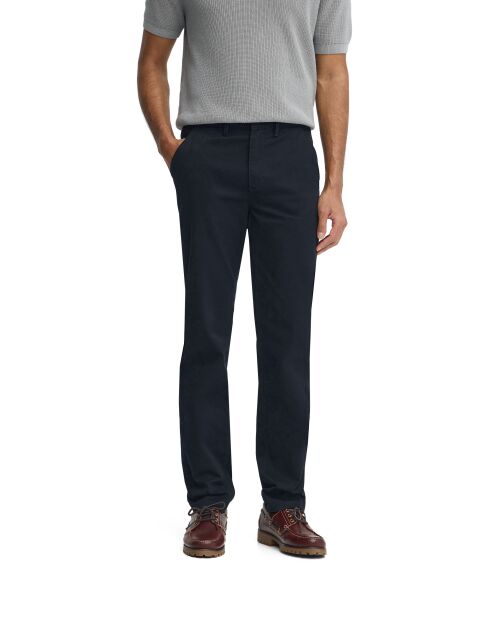 Marineblaue Chinohose Tom aus Baumwolle