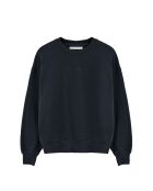 Sweat-shirt en coton Sabrina navy