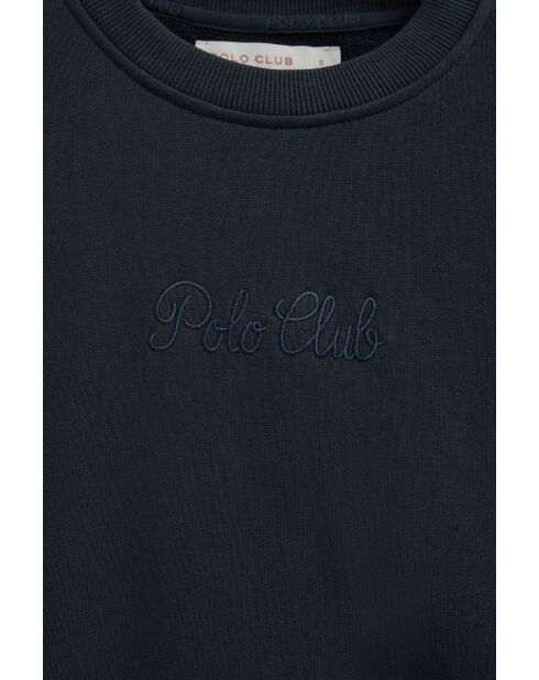 Sweat-shirt en coton Sabrina navy