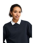 Sweat-shirt en coton Sabrina navy