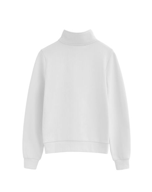 Sweat-shirt en coton Morgane white