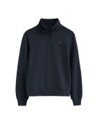 Sweat-shirt en coton Mélodie navy