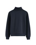 Sweat-shirt en coton Mélodie navy