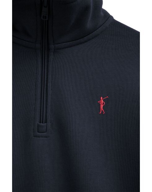 Sweat-shirt en coton Mélodie navy