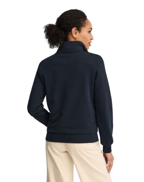 Sweat-shirt en coton Mélodie navy