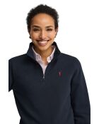 Sweat-shirt en coton Mélodie navy