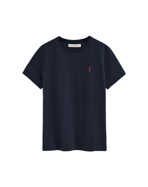 Julie Mehrfarbige Kurzarm-T-Shirts aus Baumwolle, 3er-Pack