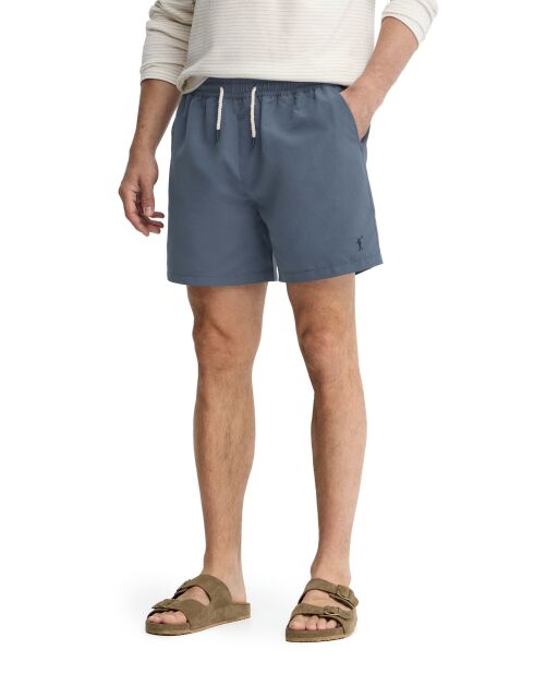 Pantaloncini da bagno blu denim Leonardo