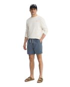 Pantaloncini da bagno blu denim Leonardo