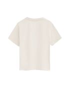 T-Shirt à manches courtes en coton Jade écru