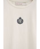 T-Shirt à manches courtes en coton Jade écru