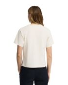 T-Shirt à manches courtes en coton Jade écru