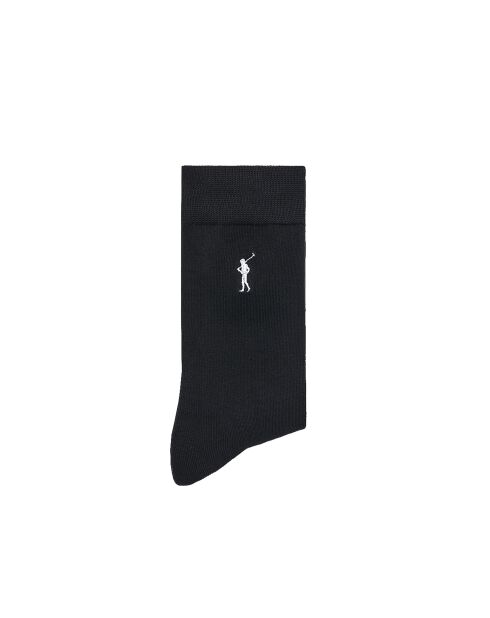 Lot de 3 chaussettes en coton Farid noires