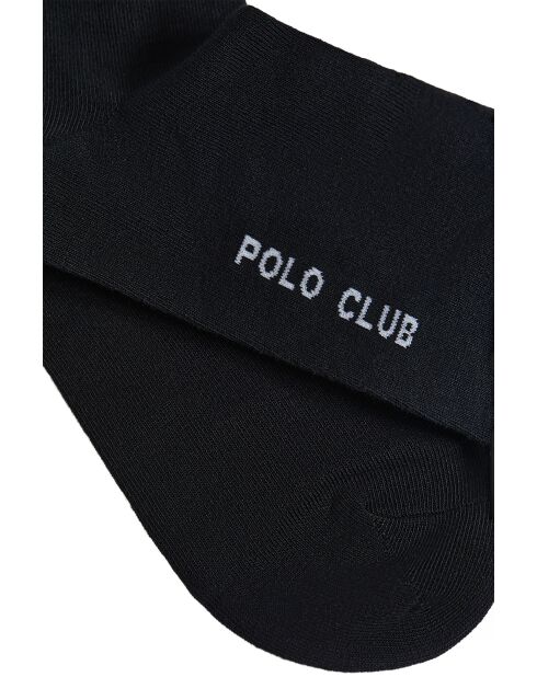 Lot de 3 chaussettes en coton Farid noires