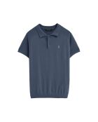 Pullover Ibrahim in cotone blu denim