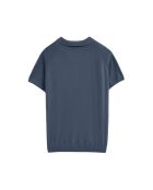 Pullover Ibrahim in cotone blu denim