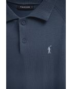 Pullover Ibrahim in cotone blu denim
