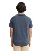 Pullover Ibrahim in cotone blu denim