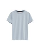 Blaues Kurzarm-T-Shirt aus Baumwolle Elodie für Babys